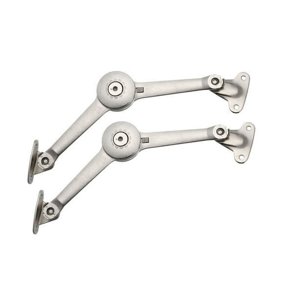 128 mm Furniture Cupboard Folding Lid Lift Up Stay Support Hinge 2 Pcs