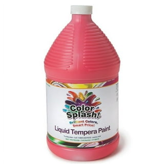 S&S Worldwide Color Splash! Liquid Tempera Bulk Paint, Set of 12 in 11  Bright Colors, 32-oz Easy-Pour Bottles, Great for Arts & Crafts, School,  Classroom, Poster Paint, For Kids & Adults, Non-Toxic. 