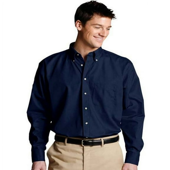 1280 Men's Easy Care Long Sleeve Poplin Shirt