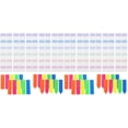 thumbnail image 1 of 1280 PCS Colorful Reading Marking Tabs Sticky Index Tabs for Books, Notes, School & Office Supplies, 1 of 6