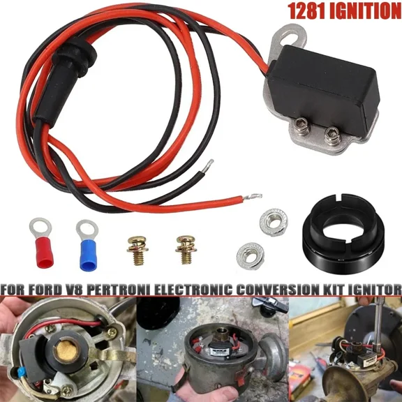 1281 For Ford V8 Pertronix Ignition Points to Electronic Conversion Kit Ignitor