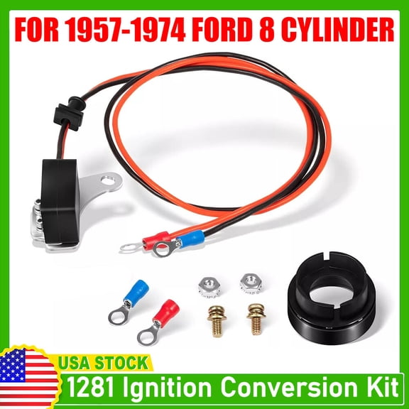 1281 Ignition Conversion Kit Ignitor Kit For 57-74 Ford 8 Cylinder 390 260
