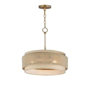 12813OFNAB Maxim Lighting Seacliff - 3 Light Pendant-22.5 Inch Tall and 20 Inch Wide
