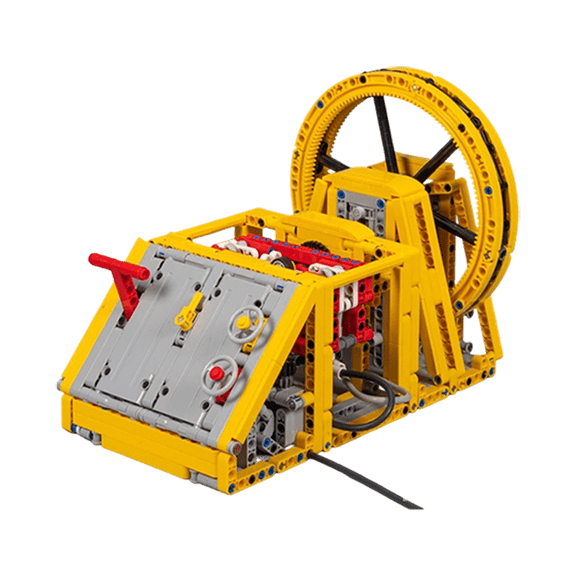 128169 Switchless Pneumatic Machine Buiding Block Engine Construction MOC Bricks Toys 993pcs