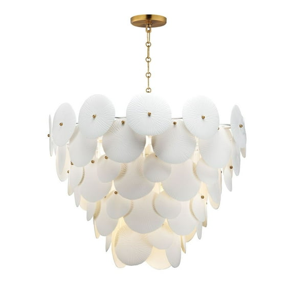 12827WTNAB Maxim Lighting Isla - 8 Light Chandelier-22.25 Inch Tall and 28.75 Inch Wide