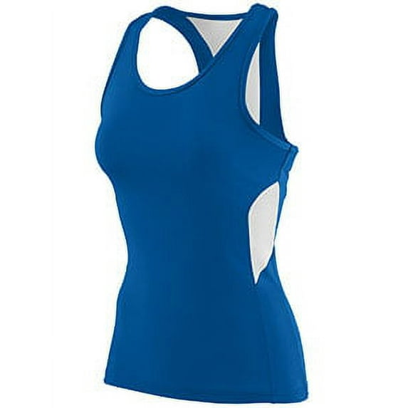 1282A Ladies Inspiration Jersey, Royal, White - 2X