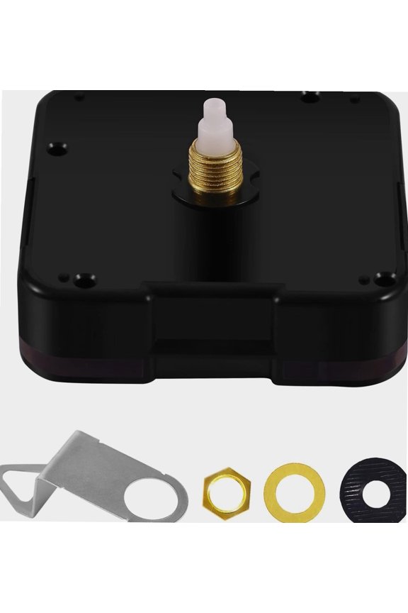 12888 Super Silent Sweep Clock Mechanism Movement, Quartz Wall Clock Motor Replacement Parts, 5/32 Inch Maximum Dial Thickness, Total Shaft Length: 9/16 inch, (WT-12888 Series, No Hands)