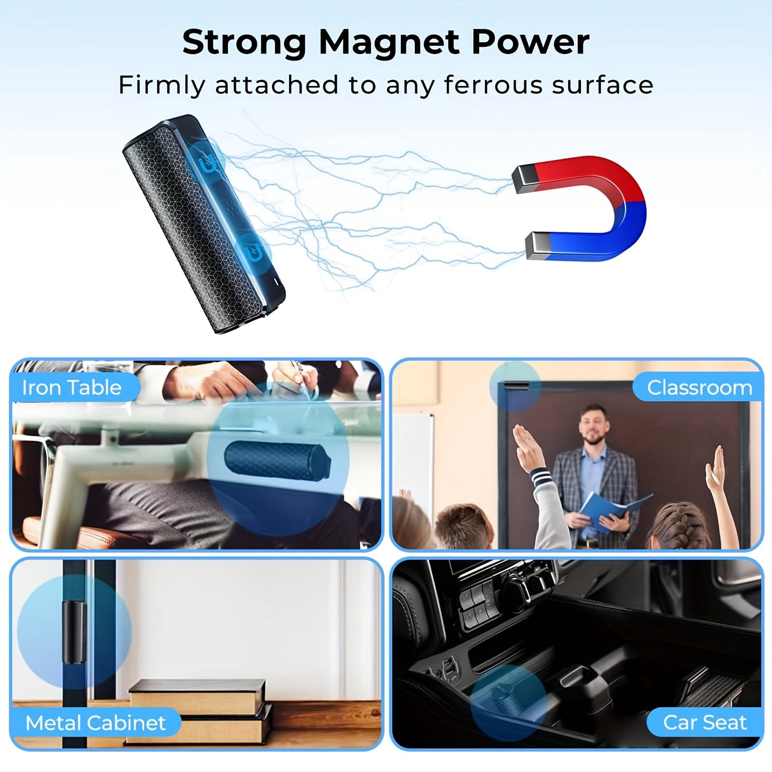 128G AI Noise Reduction Voice Recorder, 35 Days Continuous Recording, 3500mAh Battery, Voice Activated Audio Recorder for Meetings, Interviews, Lectures