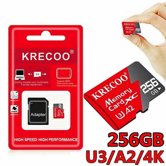 128GB 256GB TF Flash Micro SD Memory Card Class 10 U3 4K for Card & Phone & Camera