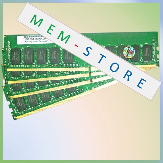 128GB (4x32GB) DDR4 2666MHz RDIMM Memory Upgrade Synology RackStation RS18017xs+ (3rd Party)