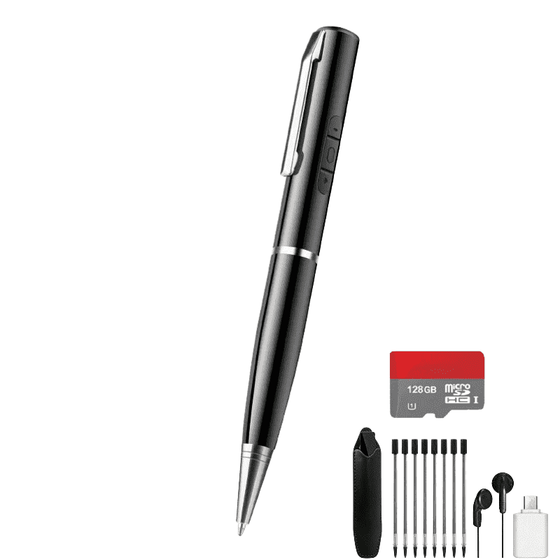 128GB Digital Voice Recorder - AI Voice Activated Audio Recorder with Noise Reduction, Portable Recording Device for Meetings, Lectures and Interviews,