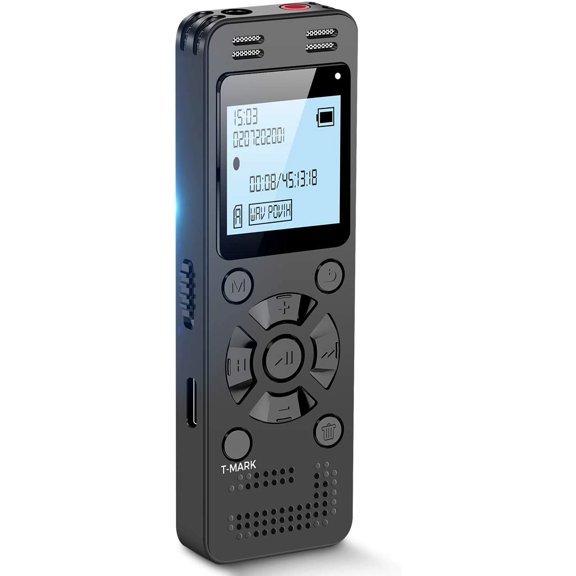 128GB Digital Voice Recorder for Lectures Meetings - 9296 Hours Voice Activated Recording Device Audio Recorder with Playback,Password