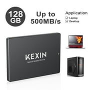 128GB Internal SSD SATA III 2.5”Internal Solid State Drive 3D NAND Flash Advanced SSD Internal Hard Drive up to 500MB/s SATA 3 SSD Upgrade Performance for PC Laptop