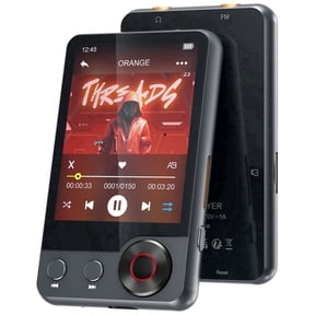 128GB MP3 Player with Bluetooth, Oilsky 2.4" Portable Full Touch Screen Music Player with Speaker and Micro SD Card Slot, MP3 Player with FM Radio,Voice Recording,Earphone,for Kids and Outdoors