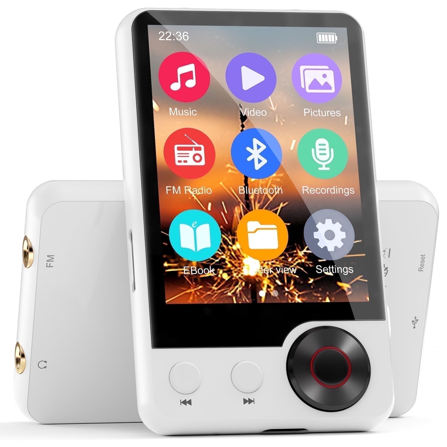 MP3-speler met Bluetooth en WiFi - 4.02 inch HD touchscreen - Android