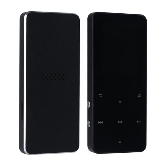 128GB MP4 Player with Bluetooth 5.2, Portable Music Player with Built-in Speaker, FM Radio Recorder, Supports MP3/MP4 Playback, Expandable Storage, Metal Body, 9.5x4x1cm