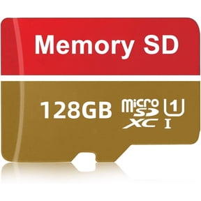 128GB Memory Card TF Card High Quality Class 10,128GB Micro Sd Card TF Card with Adapter, microSDXC U3 Class 10 Memory Card for Nintendo Switch Camera Phone Drone Red/Gold