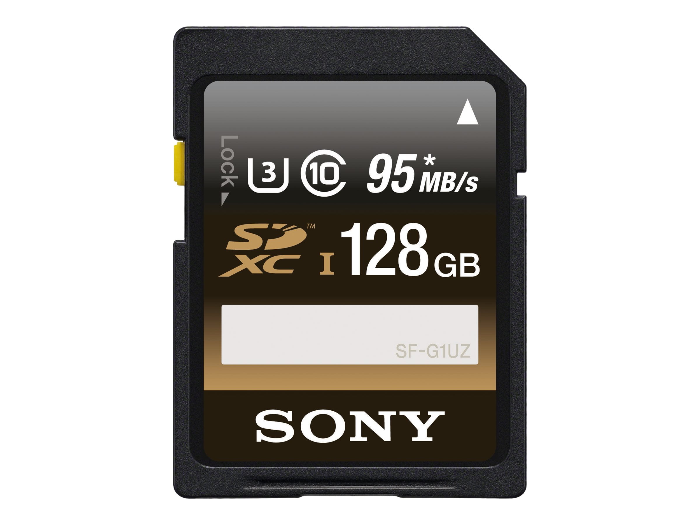 Sony 128GB High Performance Class 10 UHS-1/U3 SDXC up to 95MB/s Memory Card (SFG1UZ/TQN)