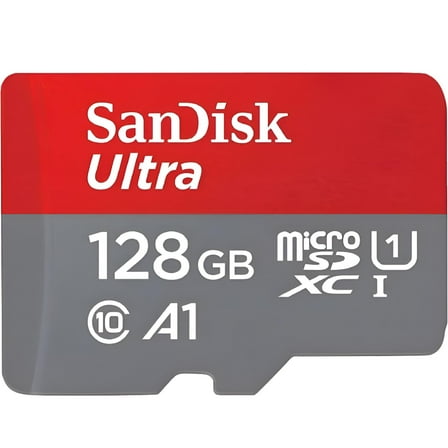 128GB Sandisk Ultra microSDXC UHS-I Memory Card for Android A1 CL10 Full HD