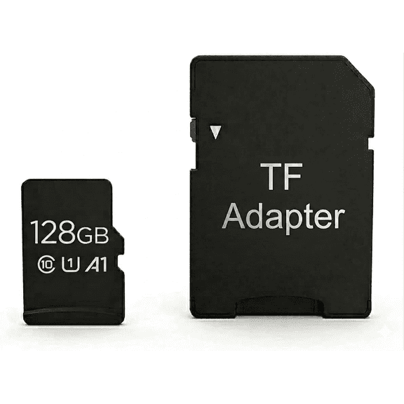 128GB TF Memory Card for Camera Video Recording with Adapter