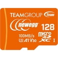 thumbnail image 1 of NEWEGG microSDXC A1 Card, Read Speed up to 100 MB/s, 128GB for Cameras, Drons, and Android Smartphones, 4K UHD U3 V30, TUSDX128GIV30A172, 1 of 2