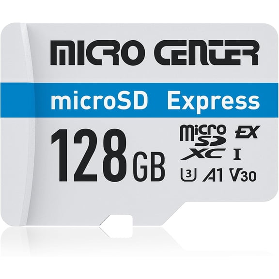 128GB microSDXC-Card UHS-I U3 V30 A1 MicroSD Express Memory Card, up to 880MB/s Read & up to 550MB/s Write