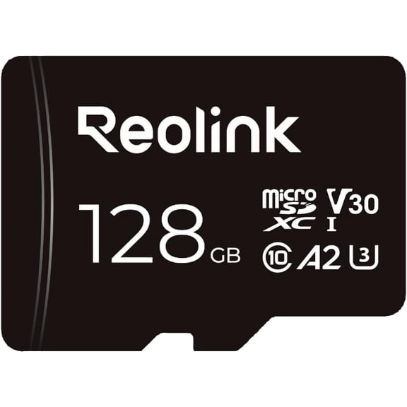 128GB microSDXC UHS-I Memory Card, U3, A2, V30, Class 10, Micro SD Card Compatible with Security Camera