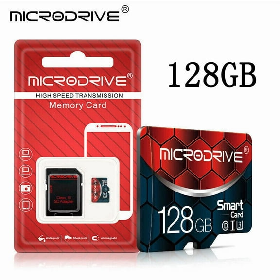 128Gb Memory Card With Free Adapter Phone Tf Card High Speed Flash Memory Card