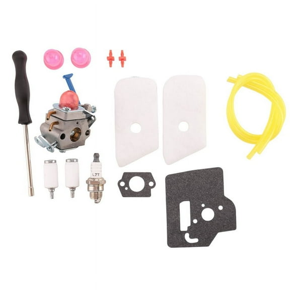 128LD Carburetor Air Filter Tool Fuel Line Filter Carb Tune Up Kit for Trimmer Edger 28Cc 128C 128L 128R