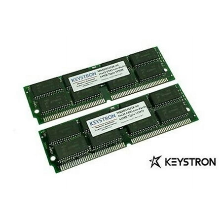 128MB 2x 64MB EDO DRAM SIMM 72p Memory RAM 72pin 16x4 ICs 60ns non-Parity