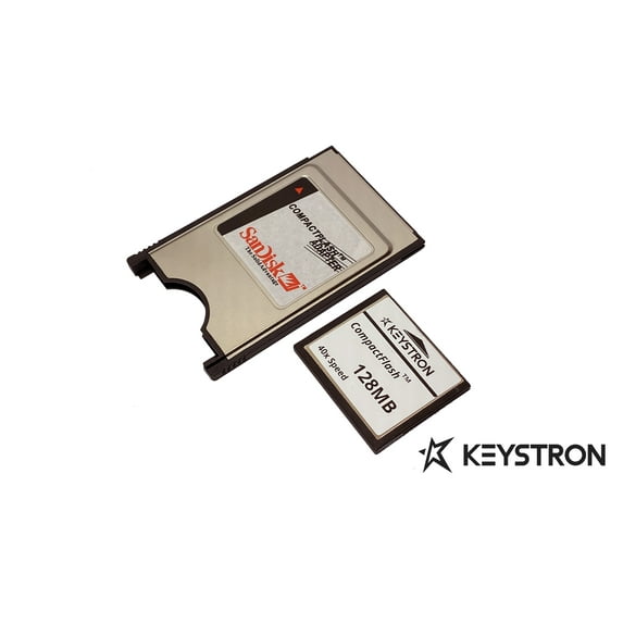 128MB CF Compactflash PC Card PCMCIA ATA Adapter for Janome Embroidery Machines