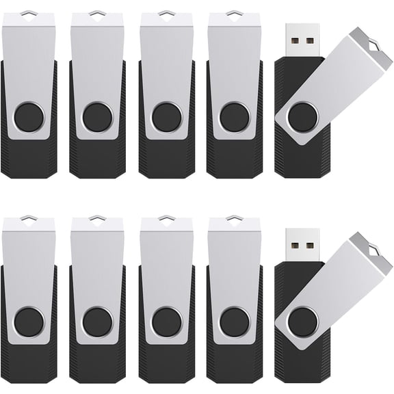 128MB USB 2.0 Flash Drive, Thumb Drive USB Drive Memory Stick USB Thumb Drive USB memory stick USB flash drive USB Stick Memory Stick USB Memory Stick (128MB* 10PCS, Black)