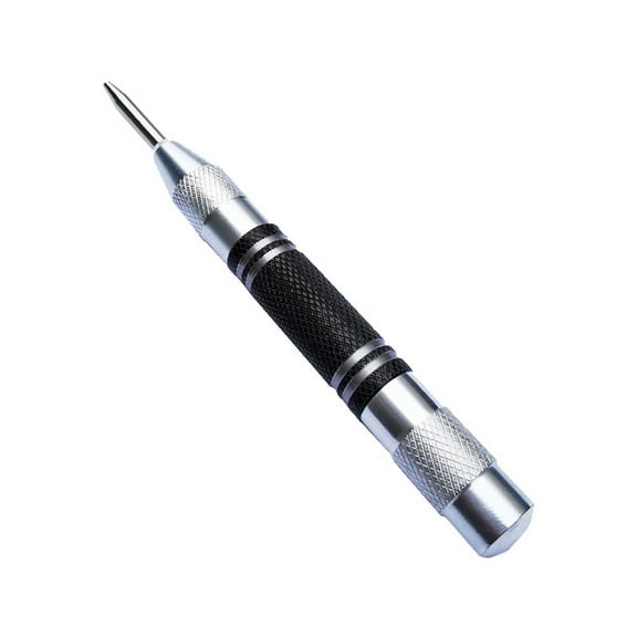 128Mm Automatic Centre Punch With Needles Adjustable Spring Loaded Metal Woodworking Punch Metal Drill Tool For Metal Wood Smile Home