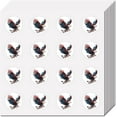 thumbnail image 1 of 128Pcs Bald Eagle Stickers Small Round Decal Self-Adhesive Waterproof Planner Sticker Bulk Stickers, 1 of 8