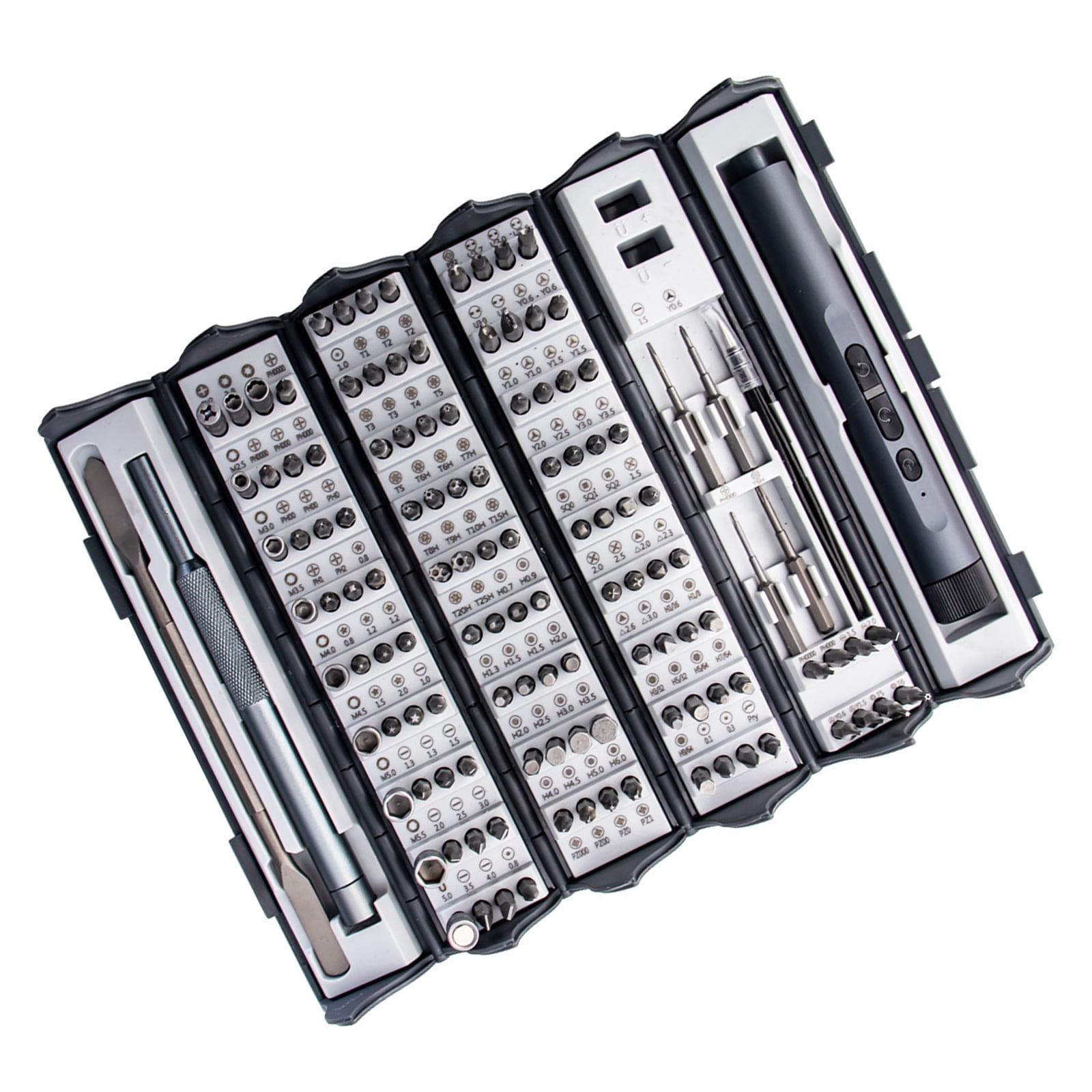 128Pcs Electric Screwdriver Rechargeable Tool For Professional Technicians Home Improvement And Office Equipment Fixing