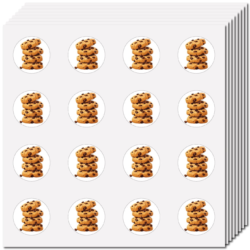 Sample Sticker Cookies 128Pcs Stacking Cookie Stickers Biscuit Planner Stickers Waterproof ...