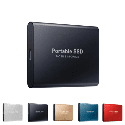 128TB Mini SSD Hard Drive SSD 2.5-Inch Portable Smart Electronics for Laptops and Mobile Phones,Black