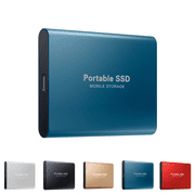 128TB Mini SSD Hard Drive SSD 2.5-Inch Portable Smart Electronics for Laptops and Mobile Phones,Blue