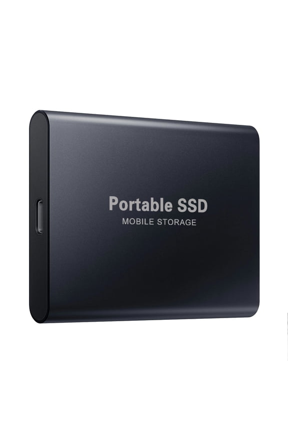 SSD External Hard Drive High Speed USB 3.1 Type-C Mobile Storage for Desktop Laptop and Android Smartphone Aluminum Casing