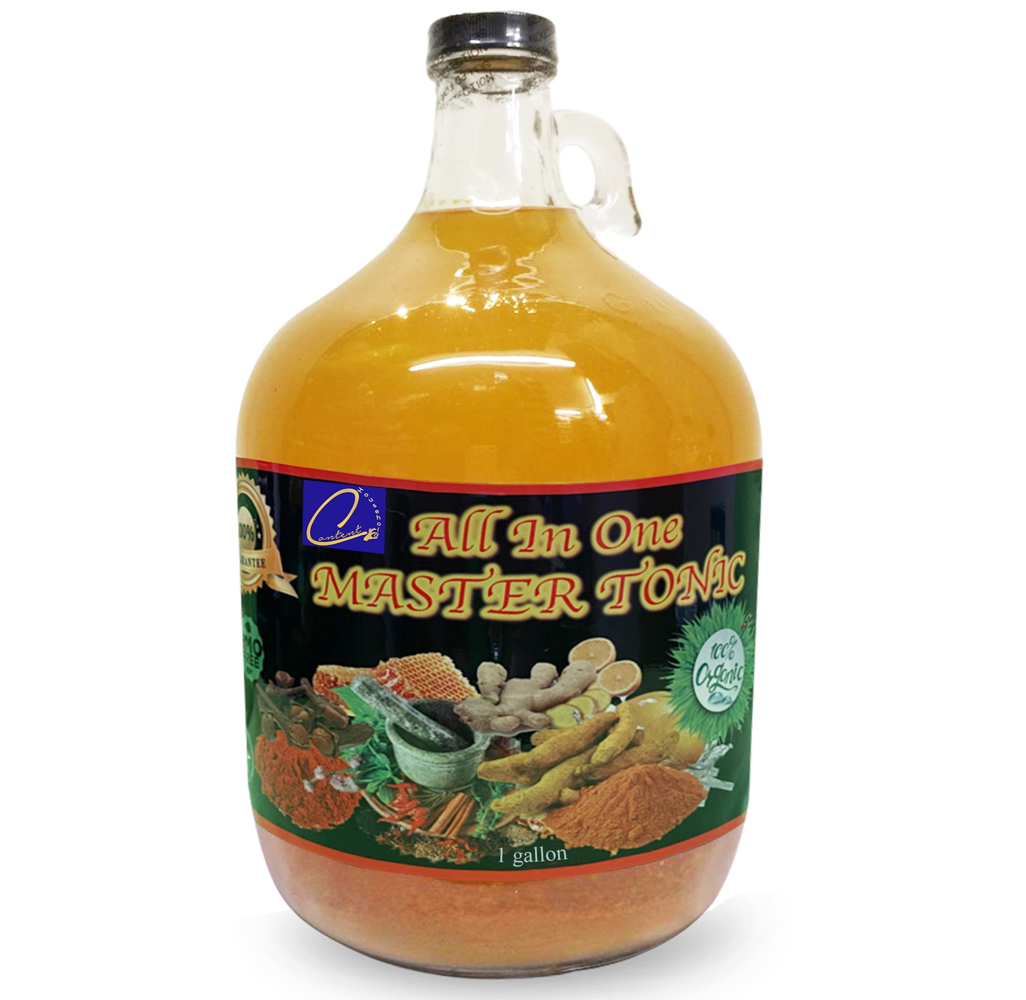 128oz AIO Drink with Cinnamon, Cloves, Apple Cider Vinegar, Lemon, Ginger, Turmeric, Cayenne