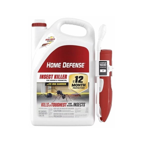 128oz Indoor & Perimeter Insect Killer with RTU Wand, Liquid Spider Killer Spray for Home Barrier Treatment