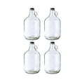 thumbnail image 1 of 128oz Jug, 1 Gallon Glass Beer Jug, 4 Pack with Polyseal , Clear Jugs for Beer Bottle, 1 of 6