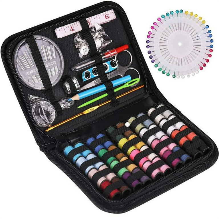 183pcs Premium Sewing Machine Kit For Adults Beginner Basic Hand Sewing Kit  For Emergency Summer