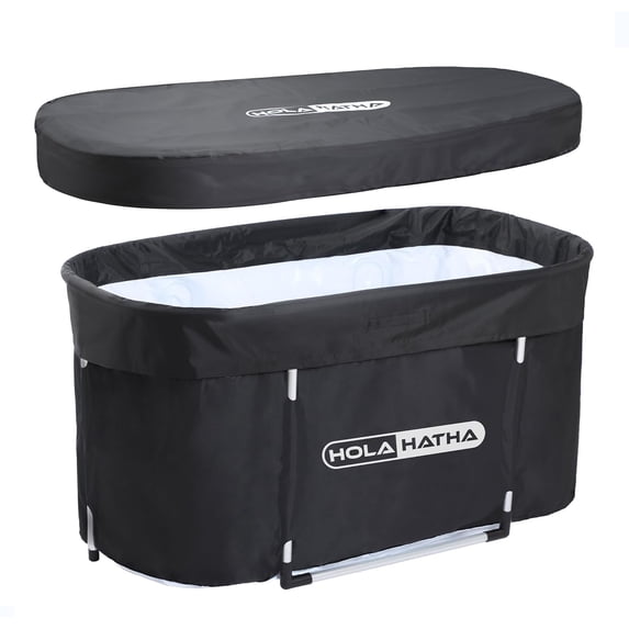 129 Gal Ice Bath Tub, Portable Hot/Cold Water Plunge for Athletes ...