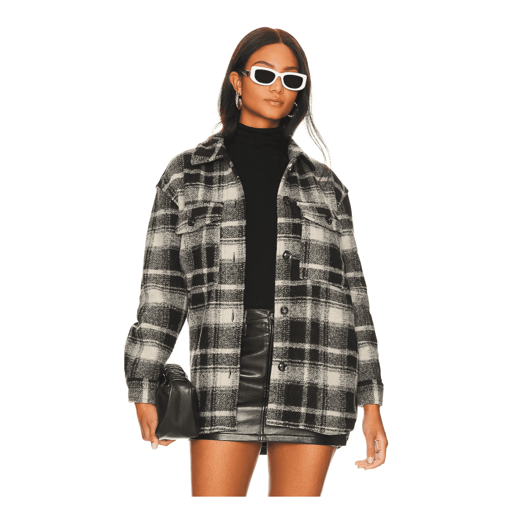 $129 Sanctuary Women's, Shay Jacket, Notting Hill Plaid, XXS