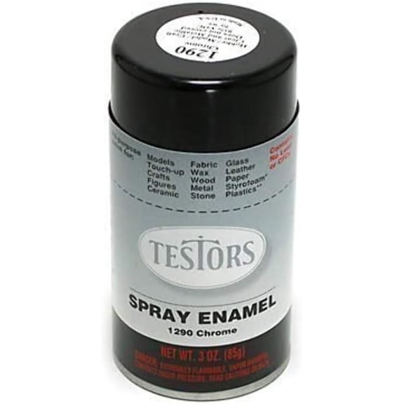 1290T 3 Oz Chrome Gloss Spray Enamel