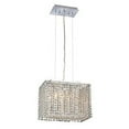 thumbnail image 1 of 1291 Moda Collection Hanging Fixture L14in W9.5in H11in Lt:2 Chrome Finish (Royal Cut Crystals)-Finish:Chrome, 1 of 1