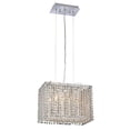 thumbnail image 1 of Moda 2 light Chrome Chandelier Clear Spectra Swarovski Crystal, 1 of 1