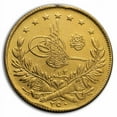 thumbnail image 1 of 1293/XX Ottoman Empire Gold 250 Kurush Avg Circ, 1 of 2