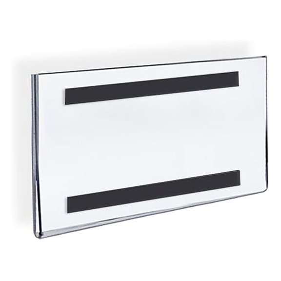 129928 7" W x 5" H Horizontal U-Frame with Magnetic Strips Pack of 10